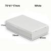 Black White DIY Housing Instrument Case ABS Plastic Electronic Home Supplies New Storage Case