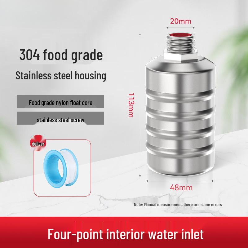 

6G8C304 Auto-Stop Stainless Steel Float Ball Water Level Controller for Tanks