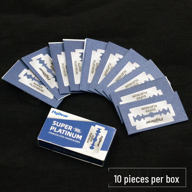 

Двусторонние лезвия для мужского бритья и коррекции бровей, 10 штук