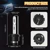 Xenon Bulbs for Motor Vehicles 6000K Bright White, Quick 5-Minute Install, No Battery Required, Fits Selected Models (2 Pack)