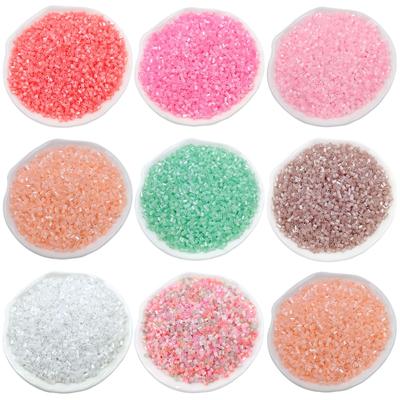 DIY Jewelry Accessories Acrylic Fashion Earring Necklace Round Tube Beads 500Pcs Cute for Bracelet Making Handmade Material 2*3mm Loose Beads