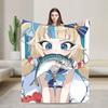 Sameko Saba Blanket Super Soft Street Trend Plush Throw Blanket For Couch Bed Travel Office Flannel Bedspread Bed Cover