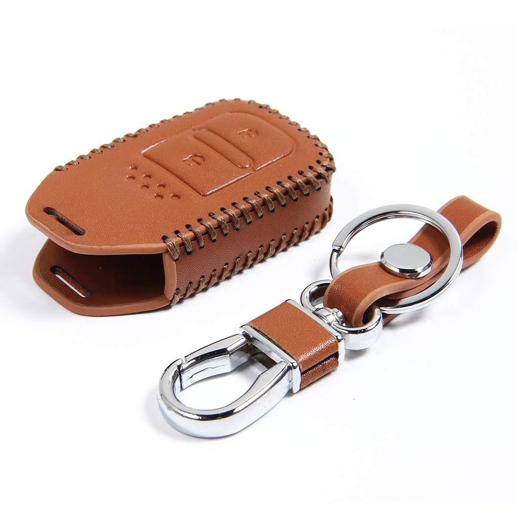 [EMY] Honda Smart Key Case, Key Holder, Fit, Vezel, Etc. (Brown), Braun