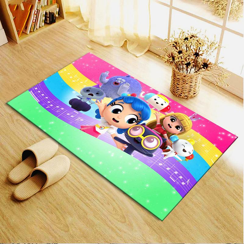 Wahre und das Regenbogenkönigreich Teppich für Wohnzimmer Schlafzimmer Zuhause Sofa Dekoration, Kinder spielen Rutschfeste Bodenmatte
