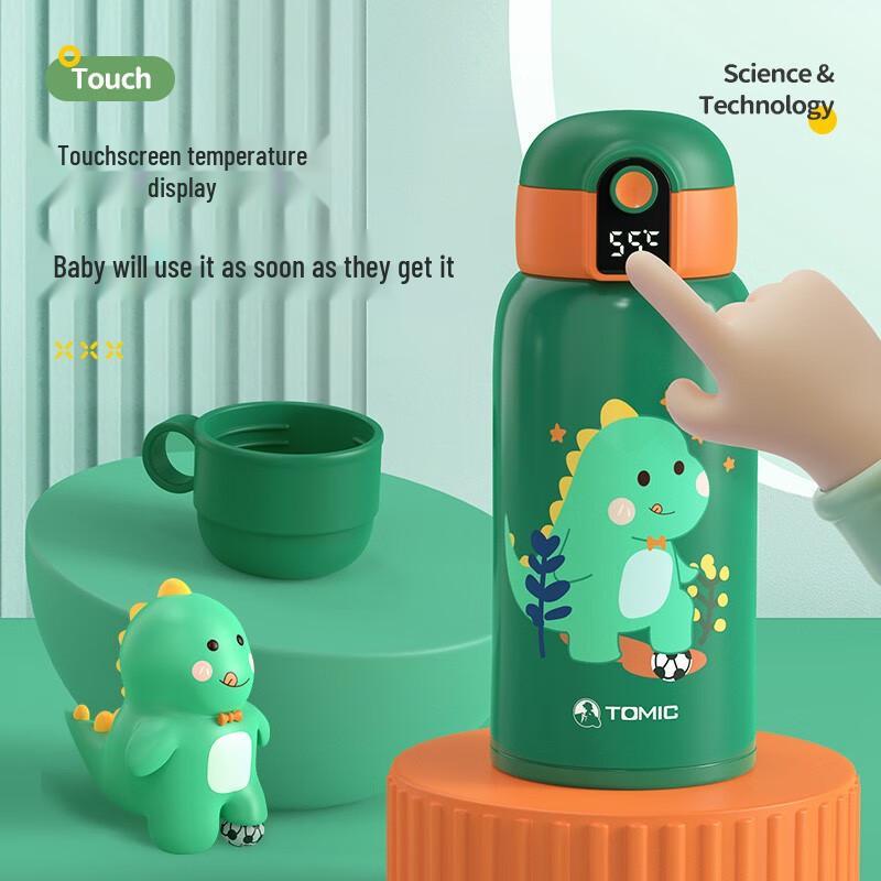 Temake Kids 316SS Insulated Straw Cup with Temperature Display