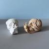 Food Grade Heat Resistant Silicone Mold For Artistic Soap Candle Chocolate Sculptures Skull Snail Theme Crafting