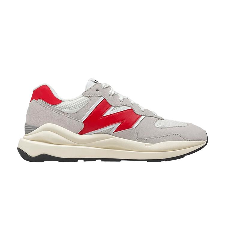 New Balance 57/40 Grey Red Unisex Sneakers Natural M5740CC
