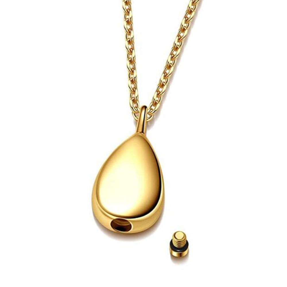 Waterproof Memorial Pendant Stainless Steel Ashes Holder Necklace Keepsake Jewelry  for Ashes