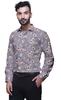BESTMAN PrintedA  Men ShirtsA  Long Sleeve Printed Button Down Cotton Shirt