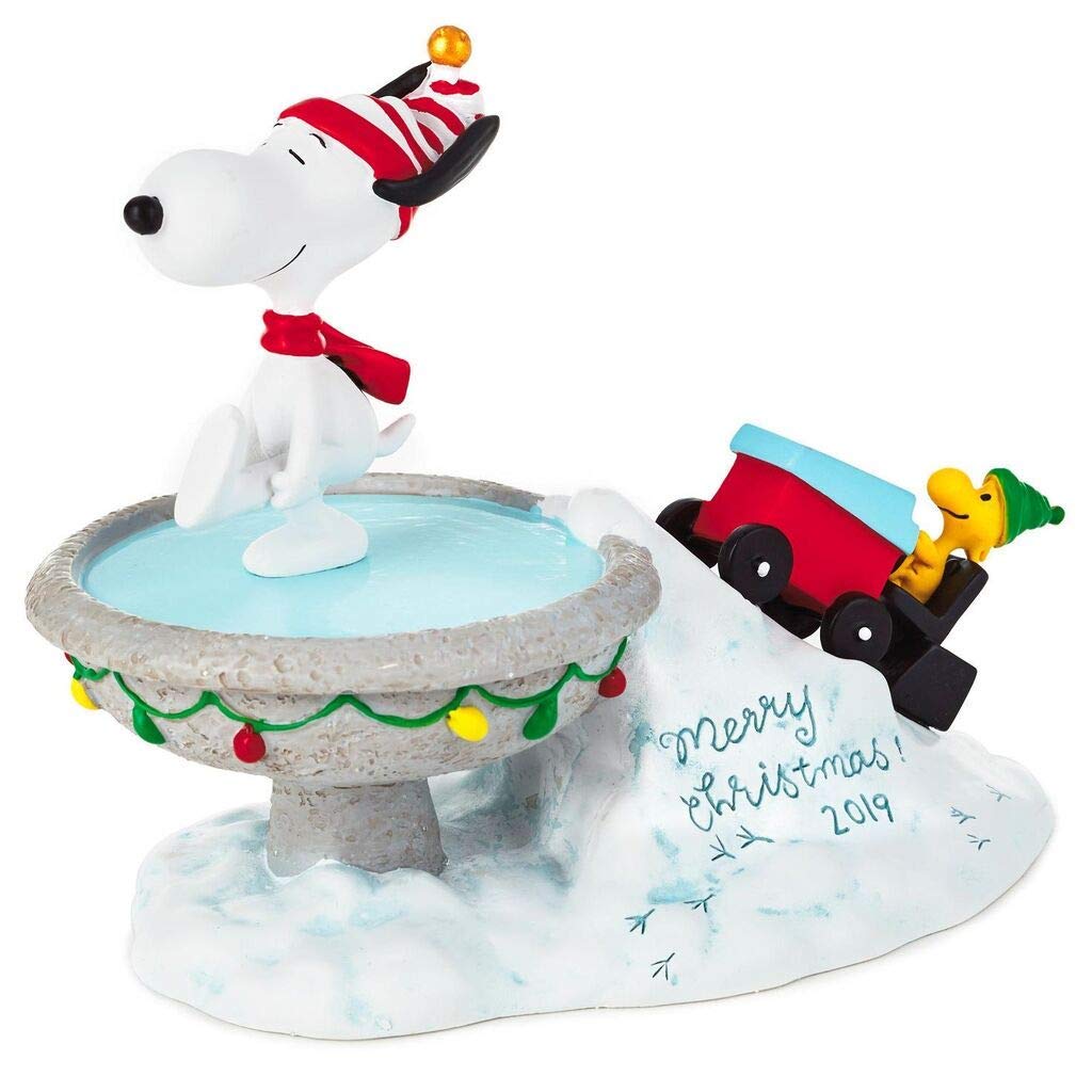 Peanuts Snoopy Woodstock Christmas 2019 Hallmark Year Figure Figurine Hallmark PEANUTS Merry Christmas &