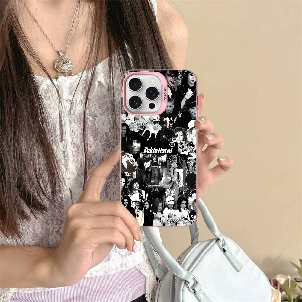 Tokio Hotel Band Phone Case For IPhone 17 16 Plus Pro Max 15 14 13 12 11 Matte Colorful Covers