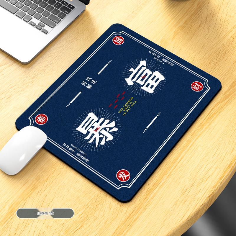 2025 New Year Non-Slip Wrist Rest & Shortcut Mouse Pad for Home Office & Gaming