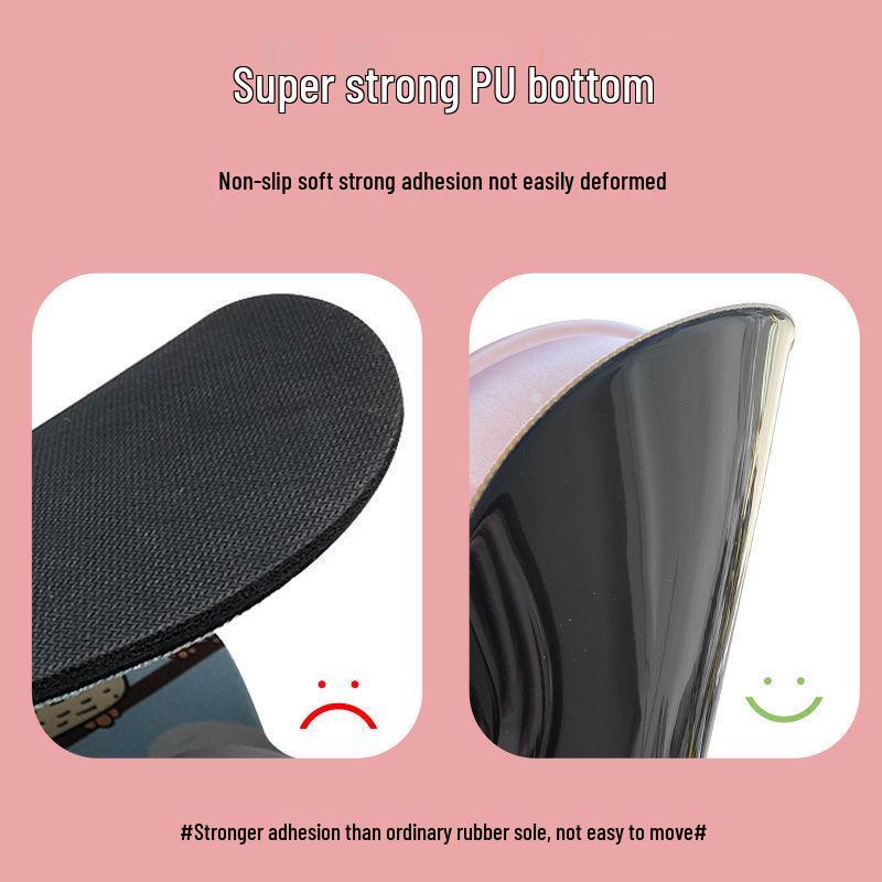 Creative Cartoon Silicone Wrist Rest Mouse Pad & Keyboard Hand Rest - Cute Desk Mat