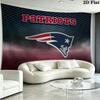 New England Patriots Wall Tapestry Aesthetic Wall Hanging Printed Fabric Blanket Decorative Tapestries for Bedroom Living Room Home Decor