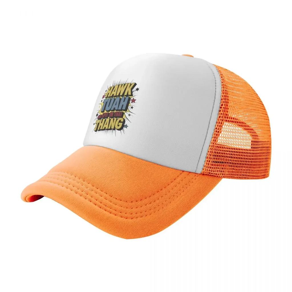 Unisex Dam Hawk Tuah Spottar På Den Där Roliga Truckerhattar HipHop Nät Baseballkeps Hatt Justerbar Solkepsar