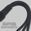 IEC320 C14 to 3xC13 Power Cord Efficient & Reliable Power Distribution Solution for Rice Cooker Electric Kettles Monitor