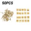 Useful 50pcs Hinge 50* 50X 8*10mm Accessories Brass