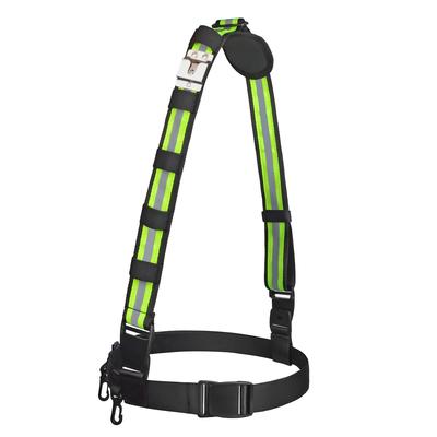 [YNIBST] Multifunctional Radio Compatible Belt, NeckShoulder Radio Holder with Car Microphone Hanger, Reflective Material, Easy To Wear, Adjustable