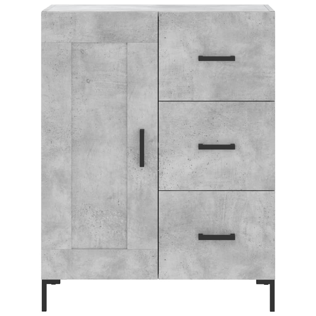 Sideboard Concrete Grey 69.5 x 34 x 90 cm Particleboard