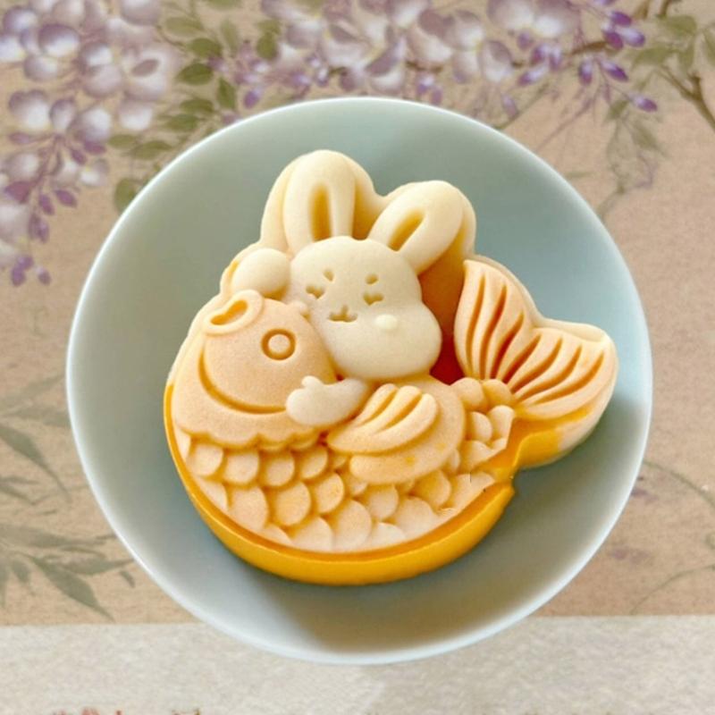 Multifuntional Dessert Molds Pastrys Molds Fish Shape Pastrys Decorating Tool Baking Molds Present for Baking Lover