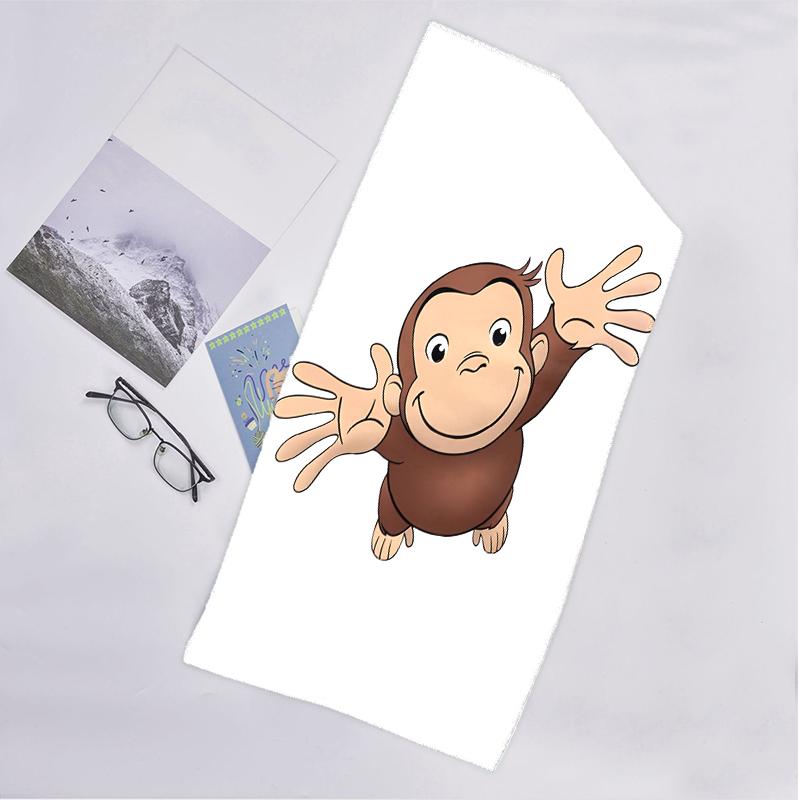 Curious George Fashion Beach Towel: Ideal for Summer Adventures Soft, Absorbent and Quick Drying Suitable for Swimming and Bathing