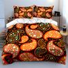 Retro Paisley Pattern Home Decor Soft Comfortable Duvet Cover Bedding Set Included 1*Duvet Cover & 2*Pillowcases, Gift