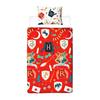 Harry Potter Reversible Christmas Duvet Set