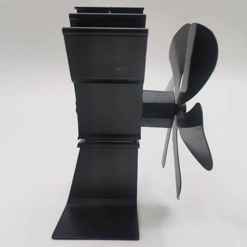 6-Blade Heat Self-Powered Stove Fireplace Fan For Wood Log Burner Fireplace Quiet Environmental Fan Efficient Heat Distribution