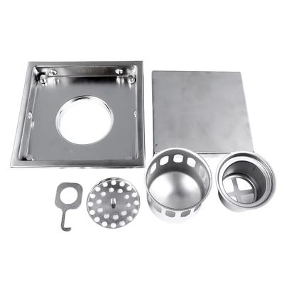 Stainless Steel Floor Drain Odor Resistant High Strength Efficient Water Drainage Shower Floor Drain for Home