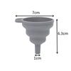 Food Grade Silicone Funnel Mini Silicone Folding Funnel Practical Kitchen Liquid Dispensing Mini Funnel Portable Kitchen Tools