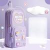 Backpack Waterproof Pencil Case for Girls Elementary School Students Children Large Capacity Aesthetic Value Simple and Cute Girls' Cartoon Stationery