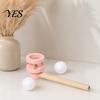Kids Floating Ball Toy Blow Toy, Suspension Blowing Wooden Pipe for Child Lung Capacity Training, Educational Boys Girls Exercise