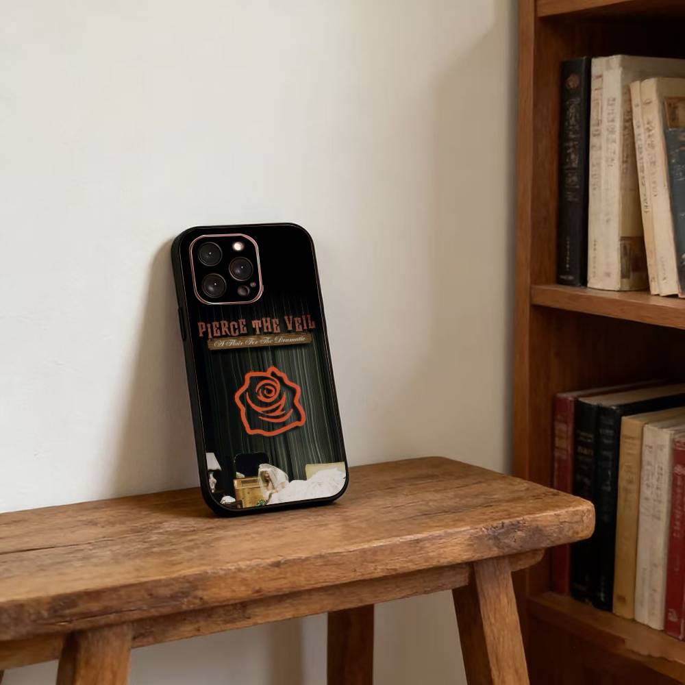 P-Pierce The Veil Band Phone Case For iPhone17,16,15,14,13,12,11 Plus,Pro Magnetic with Magsafe Wireless Charging
