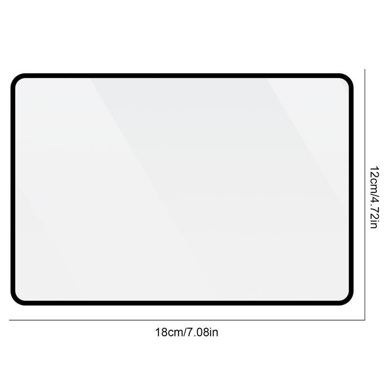 Magnifying Glass180mmx120mm Large Sheet Magnifier Magnifying Glass 3X Ultra-thin Magnifier Loupe Carry Conveniently