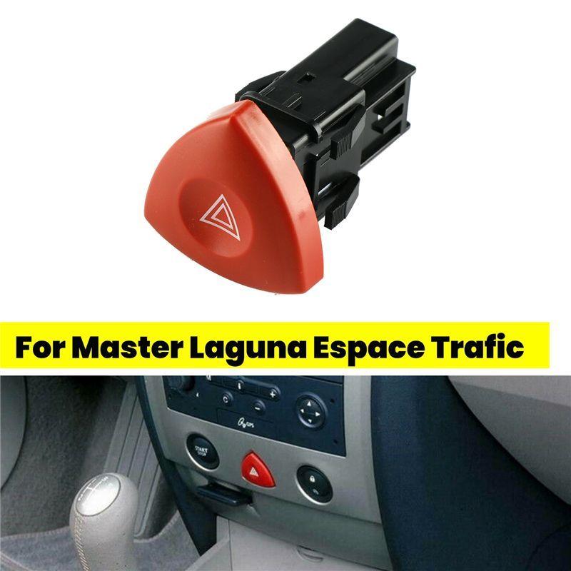 AA92-Hazard Warning Emergency Light Switch Button For Renault Master Laguna Espace Trafic Vauxhall Vivaro 8200442724,93856337