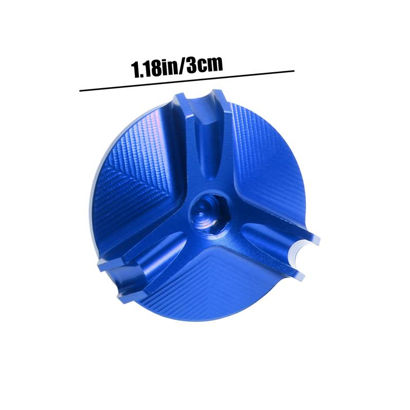 Aluminium Alloy Engine Oil Cap Aluminum Alloy Motorcycle Engine Oil Filler Plug Anti-Theft Oil Tank Screw Cover Vehicle
