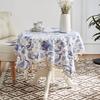 Nordic Floral Tablecloth With Cotton Polyester Blend For Home Dining And Decor