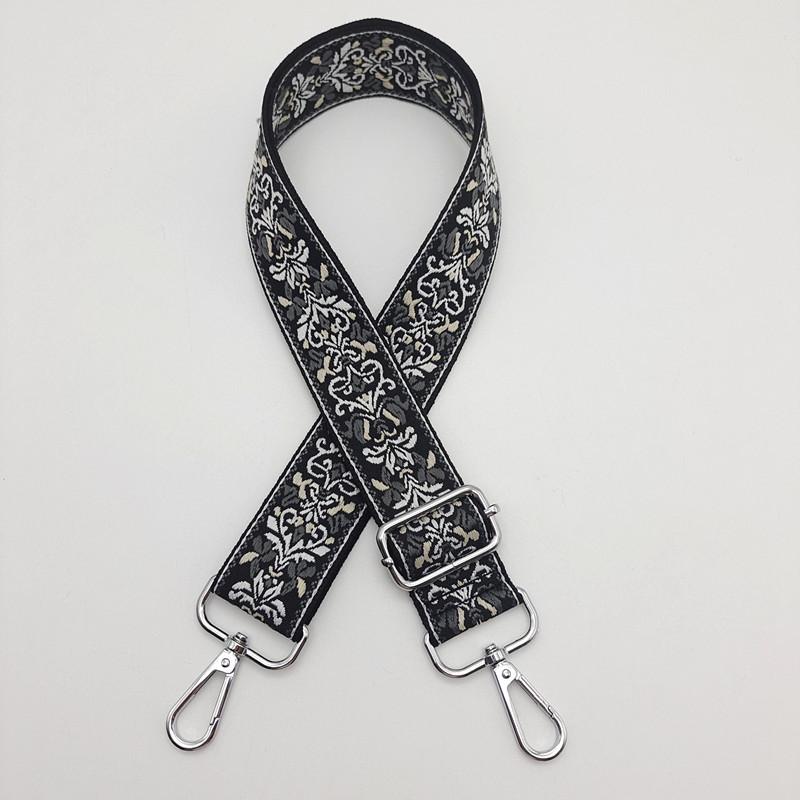 Color Ethnic Style Embroidery Bag Strap Thickened Messenger Backpack Replacement Bag Accessories Adjustment Wide Shoulder Strap