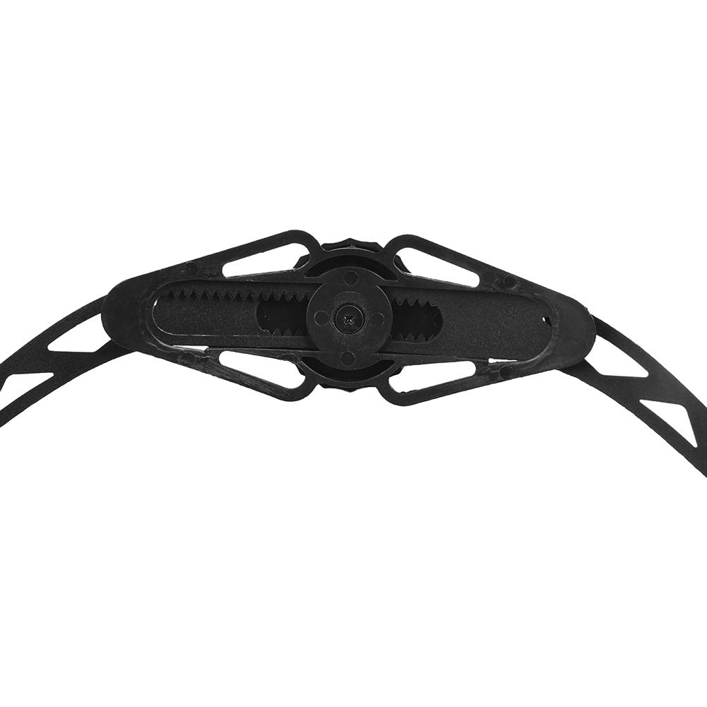 Ajustador de Casco Negro Fácil de Ajustar Para Ciclismo Hebilla de Bloqueo para la Cabeza Ligero