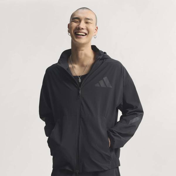 Adidas Loose Fit Upf50 Protection For Outdoor Activities Z.n.e. Woven Track Top AS