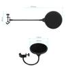Microphone Filter Cover Dual Layered Mic Windscreen Isolation for Vocal Recording NEW
