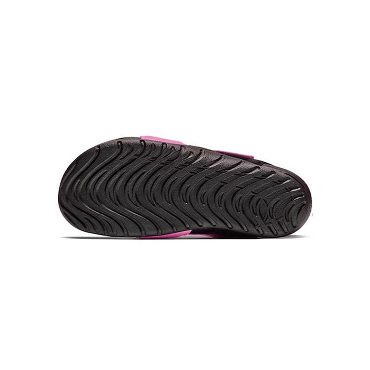 Nike Sunray Protect 2 Minimalist Style Mid Top Toddler Shoes Black Pink Infant And Toddler 943827-602