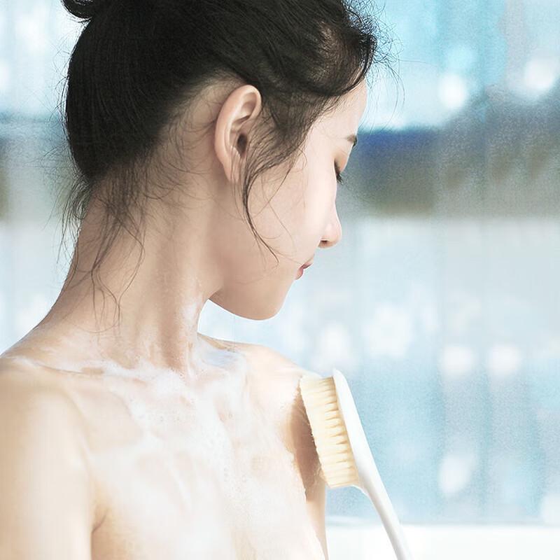 Long Handle Soft Bristle Bath Brush