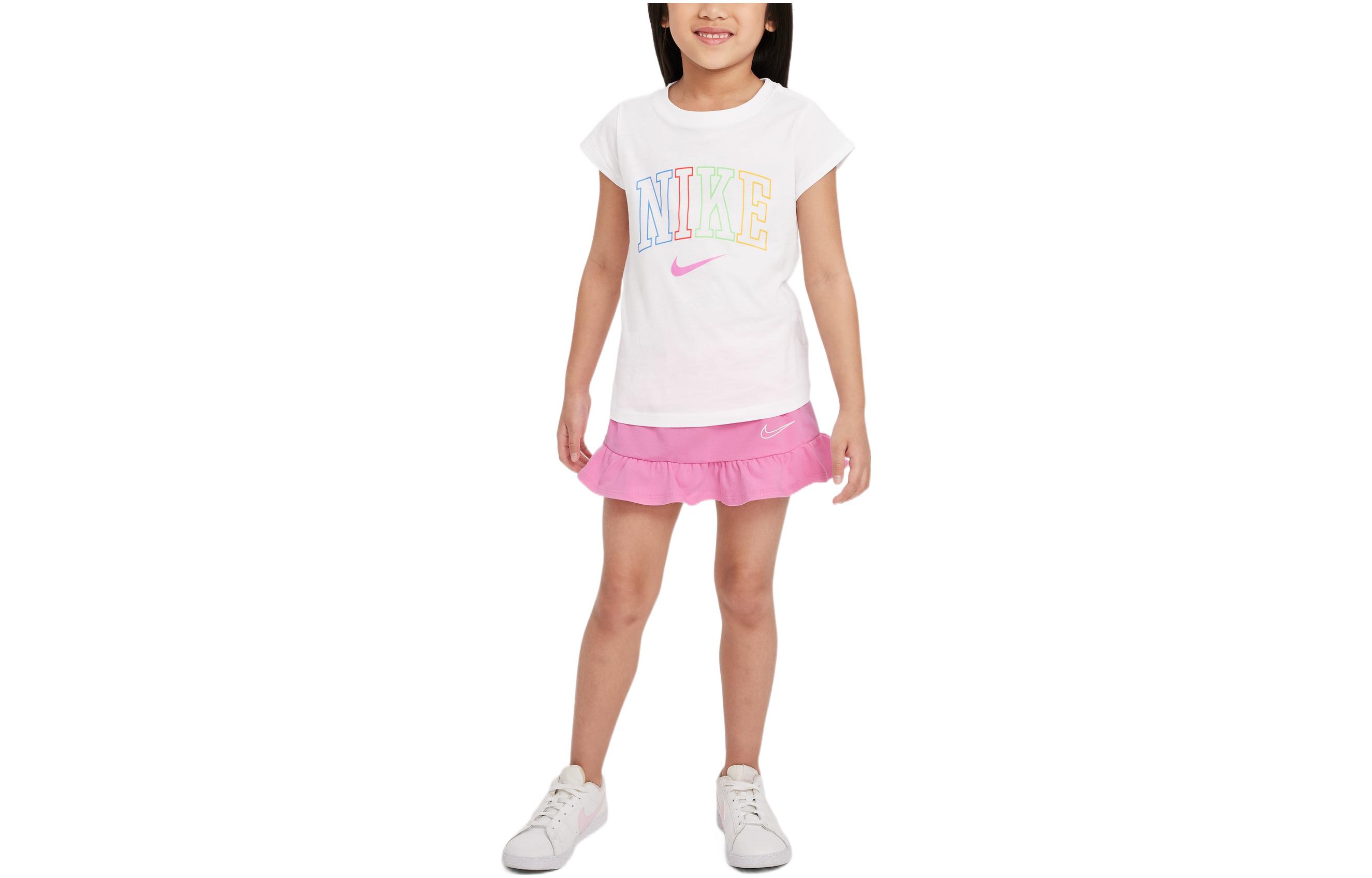 

Kids Nike Skirt Set White+Pink DZ0861-624 5