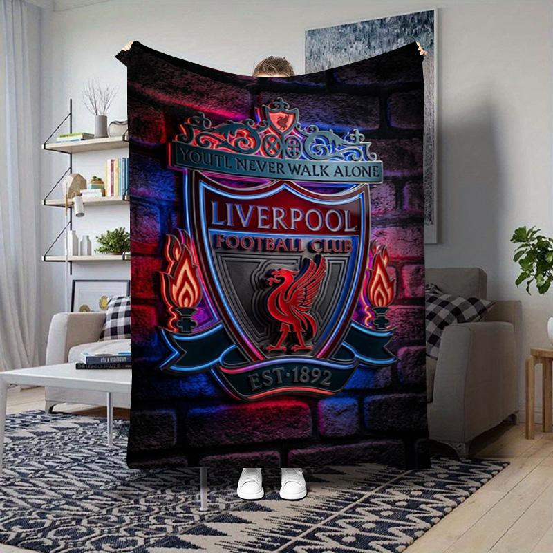 Fc Liverpool Crest Emblem Blanket Camping Trip Home Decor Air Conditioning Blanket Office Rest Blanket Bedroom