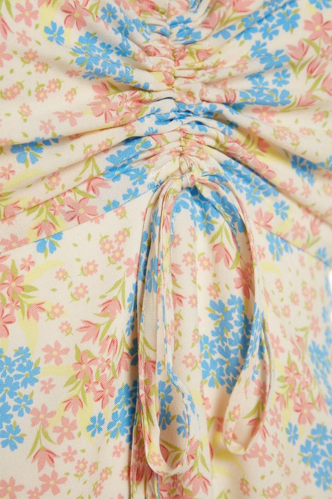 Damen-Stil, Übergröße, mehrfarbiges, gewebtes Kleid mit Blumenmuster