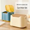 Catsy Push-Type Cat Litter Waste Bin with Special Bags - Feces Cleaning Companion
