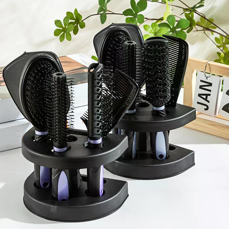 5Pcs Mirror Comb Set Air Cushion Curly Hair Ribs Comb Girls Special Smooth Hair Massage Fluffy Comb
