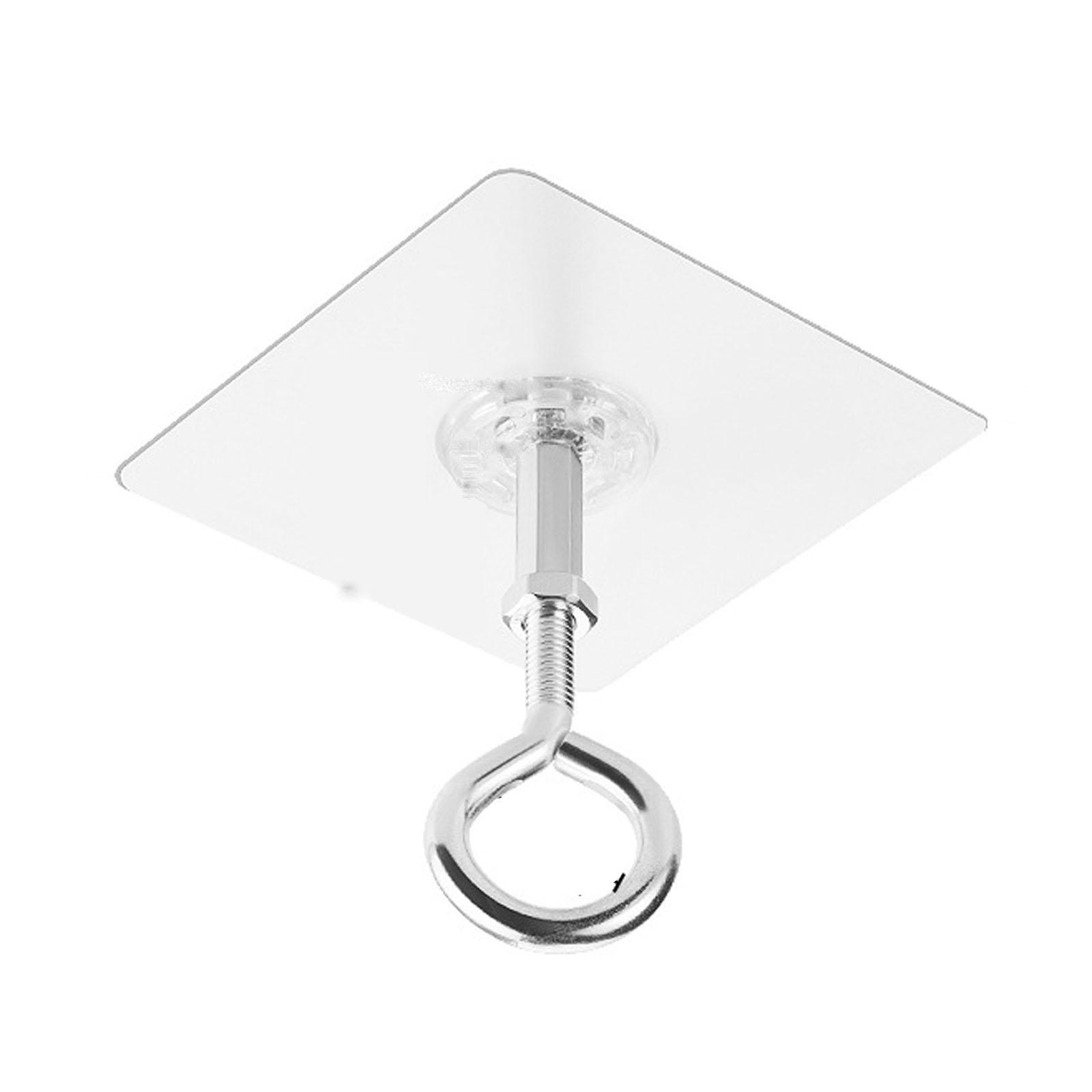 

Ceiling Hooks Without Holes, Hanging Lamp & Hangers, Clothes, Wind Chimes & Mosquito Net Ceiling/Balcony Hook One Size