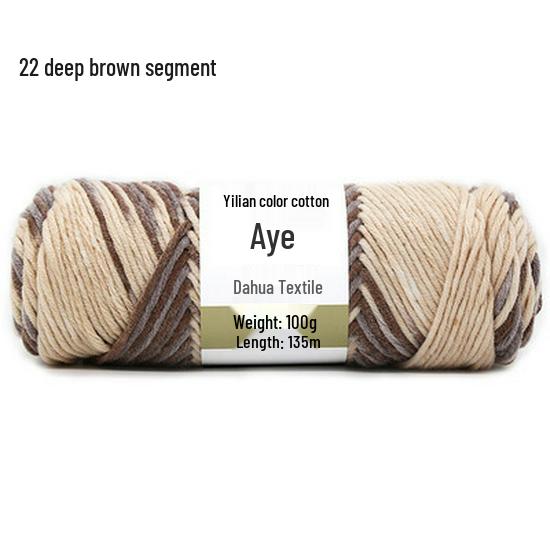 Hand-Knitted Cotton Wool Scarf Yarn for Men & Women, Coarse Wool & Milk Cotton Material, Worsted Crochet.